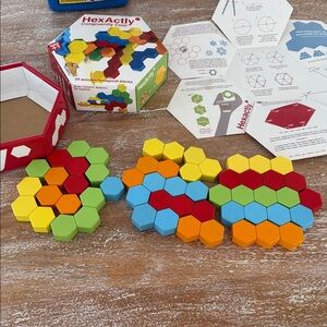 HexActly Wooden Hexagonal game Fat Brain Toys